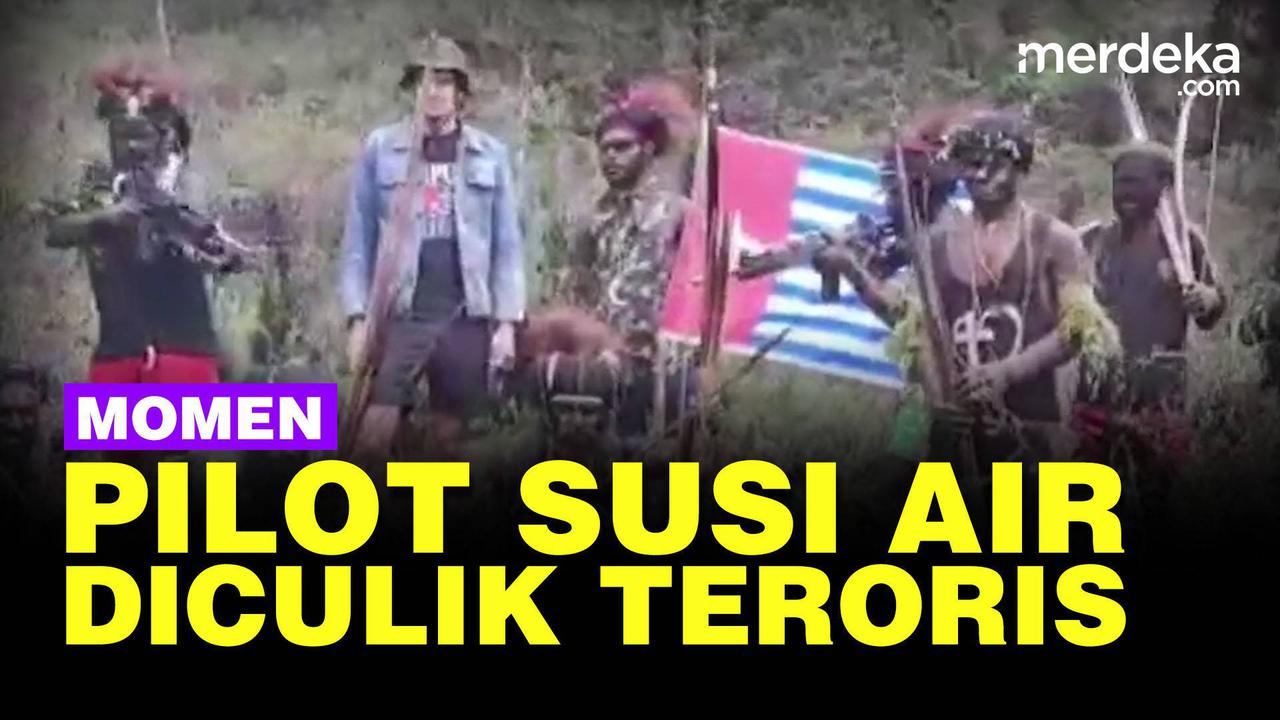 VIDEO: Detik-Detik Pesawat Susi Air Dibakar, Pilot Bule Diculik Teroris Papua