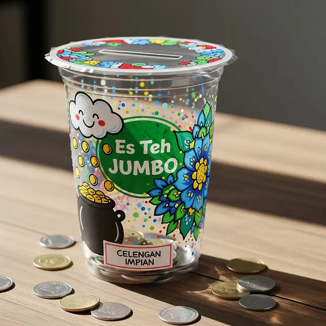 Cup Bekas Es Teh Jumbo Bisa Dimanfaatkan Jadi Apa? Ini 6 Ide Kreatifnya