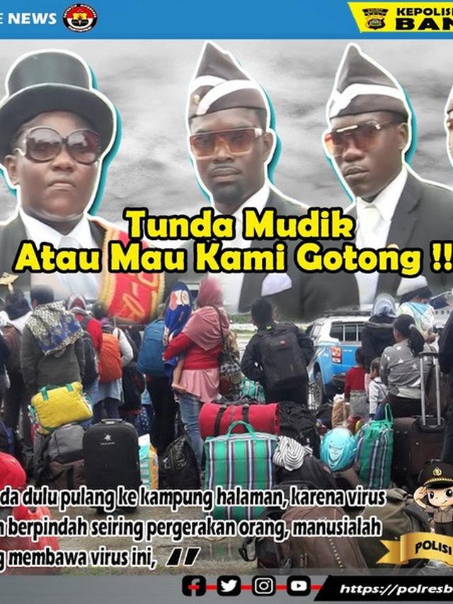 poster imbauan jangan mudik