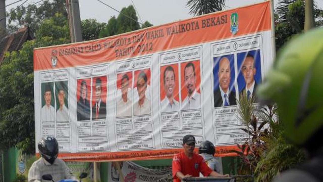 Spanduk Pilkada Bekasi dipublikasikan