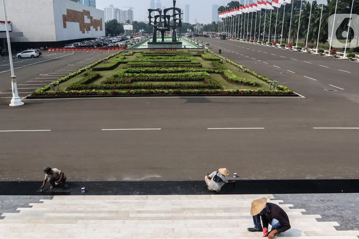 DPR Bersolek Jelang Sidang Tahunan dan Perayaan Kemerdekaan