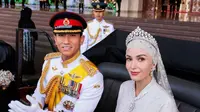 Potret Pangeran Abdul Mateen dan Anisha Rosnah (Instagram/@tmski)