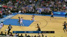 Berita video game recap NBA 2017-2018 antara Oklahoma City Thunder melawan Utah Jazz dengan skor 107-79.