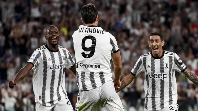 Foto: Melihat Aksi Menawan Di Maria dan Vlahovic Saat Membawa Juventus Menaklukkan Sassuolo di Liga Italia