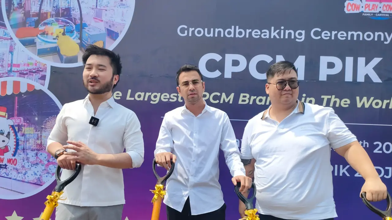 Raffi Ahmad dan Rudy Salim bangun Arcade Game Cow Play Cow Moo