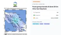Gempa Hari Ini Rabu 27 Mei 2026 Saat Idul Adha, Terjadi Satu Kali Getarkan Indonesia