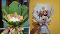 8 Potret Buket Bunga Ini Desainnya Nyeleneh Banget, Bikin Gagal Fokus