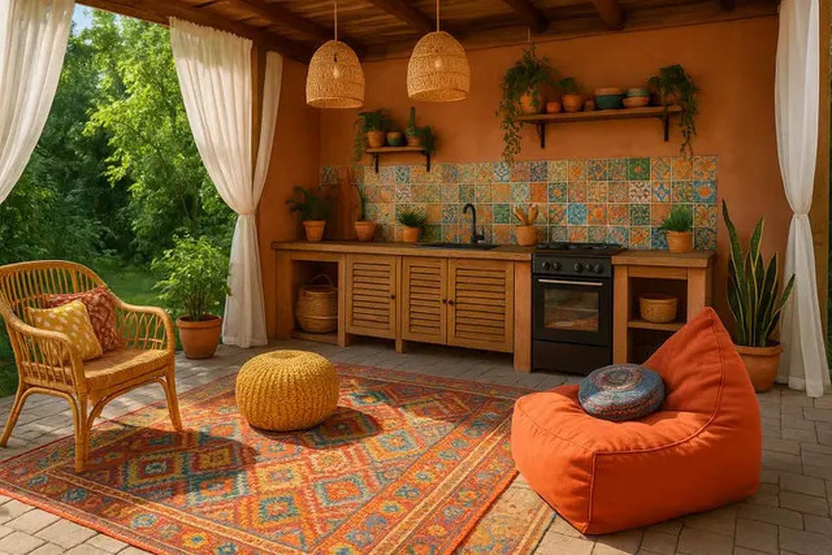 7 Inspirasi Model Rumah Sederhana dengan Dapur Outdoor Tren 2025, Nyaman untuk Kumpul Keluarga