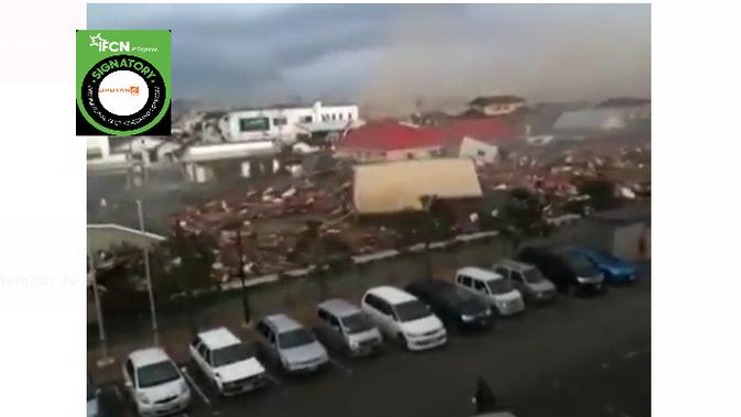 Cek Fakta Liputan6.com menelusuri video yang diklaim sebagai banjir bandang Cicurug Sukabumi