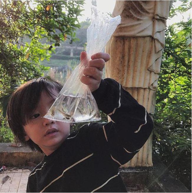 Saga, putra dari Anji Manji eks Drive. (Instagram - @anji.manji)