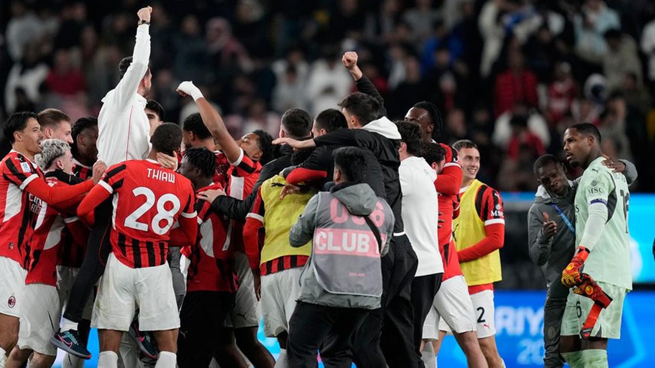 AC Milan Menang Dramatis 3-2 dari Inter Milan, jadi Juara Supercoppa Italiana 2024!