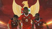 Timnas Indonesia - Witan Sulaeman, Ricky Kambuaya, Saddil Ramdani (Bola.com/Adreanus Titus)