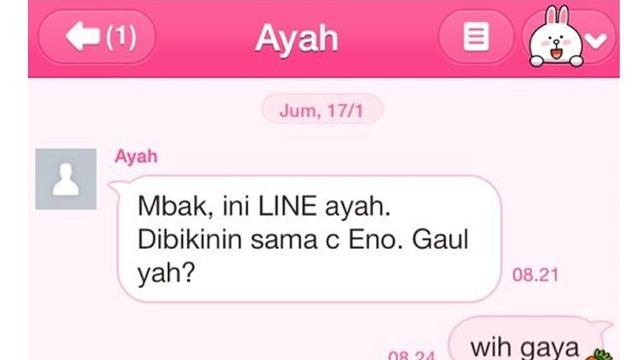 5 Chat Ayah ke Anak Mencoba Gaul Ini Bikin Tepuk Jidat