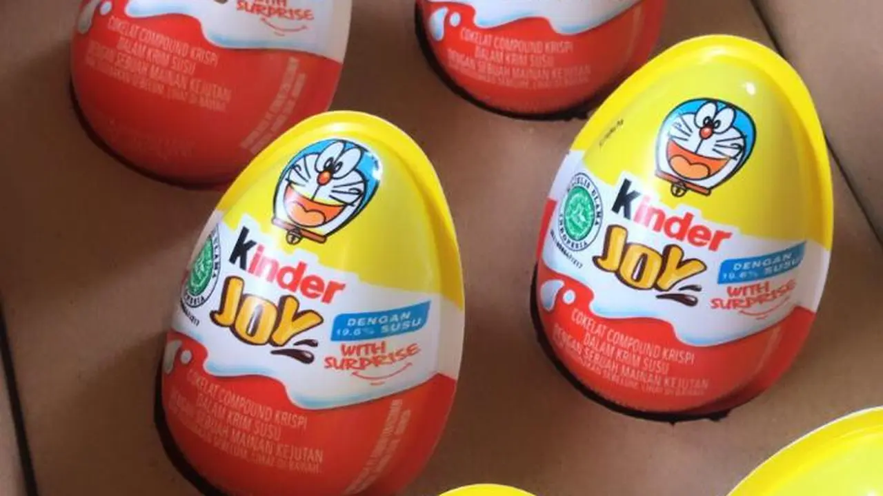 Kinder Joy edisi terbatas bersama Doraemon.