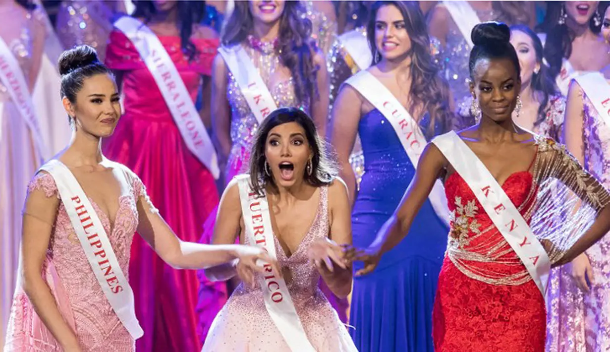 Stephanie pun telah melewati rangkaian karantina yang cukup panjang, dan pada saat malam final itu Stephanie kabarnya melewati beberapa permainan dengan baik. Ia juga menjawab serangkaian pertanyaan dengan sempurna. (AFP/Bintang.com)