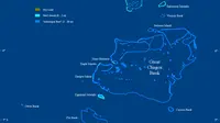 Peta Kepulauan Chagos, Photo Wiki CC by Mohonu