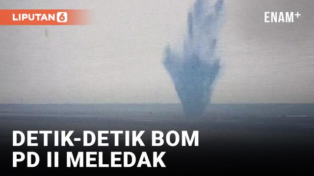 Bom Amerika Perang Dunia Kedua Meledak di Jepang