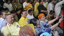 Ketua Umum Partai Golkar versi Munas Ancol, Agung Laksono saat menghadiri keputusan Pengadilan Tata Usaha Negara Jakarta Timur (PTUN) terkait kisruh Partai Golkar, Senin (18/5/2015). (Liputan6.com/JohanTallo)