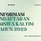 Pemerintah Provinsi Kalimantan Timur (Pemprov Kaltim) mengalokasikan anggaran program Beasiswa Kalimantan Timur Tuntas (Beasiswa Kaltim Tuntas). (https://beasiswa.kaltimprov.go.id/)