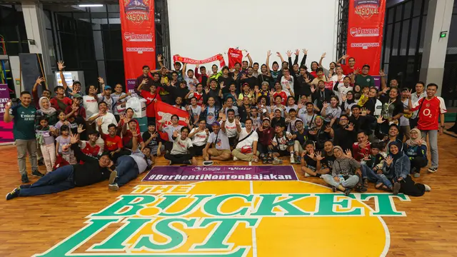 Foto: Roaring Night Arsenal Vs Crystal Palace, Gathering Nasional Arsenal Indonesia Supporters
