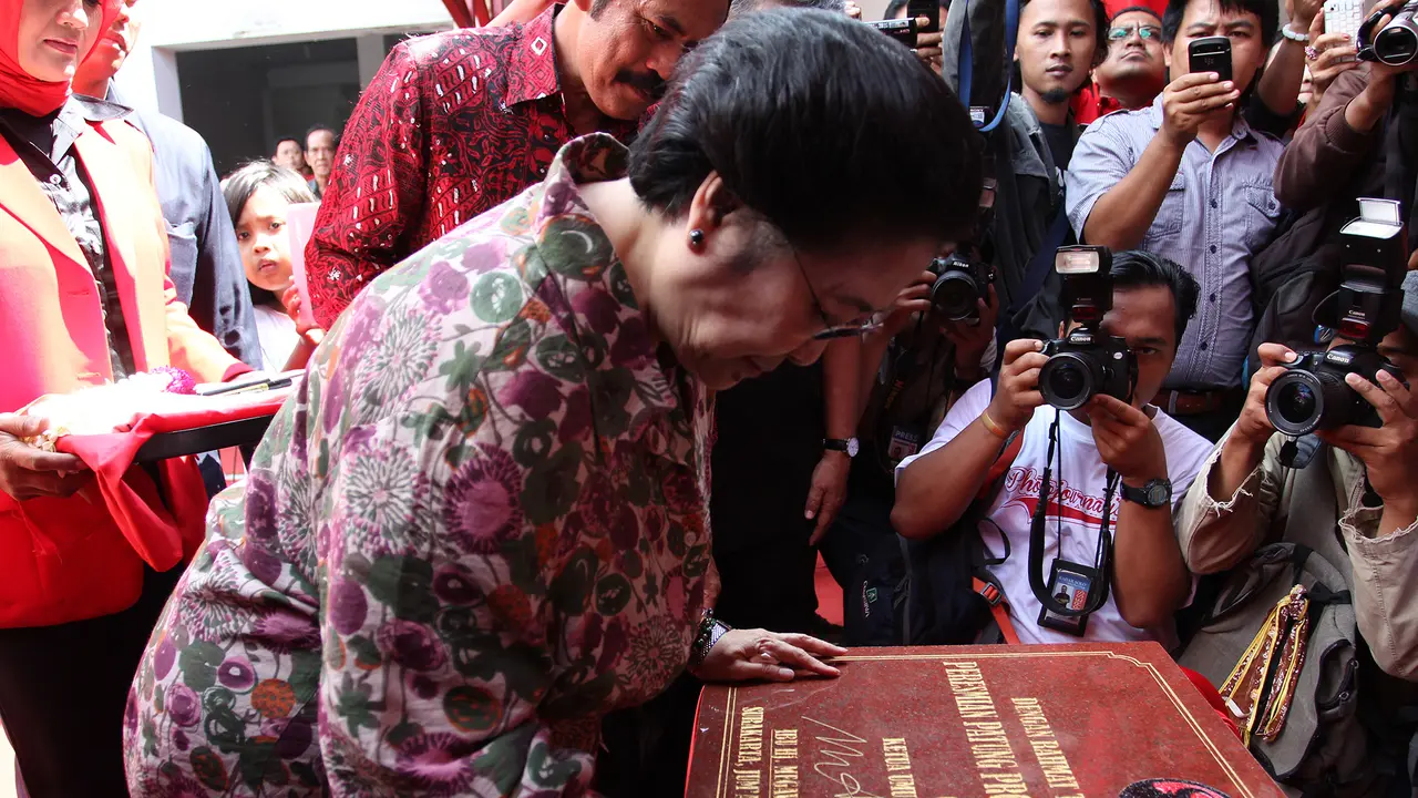 Megawati meresmikan patung Bung Karno