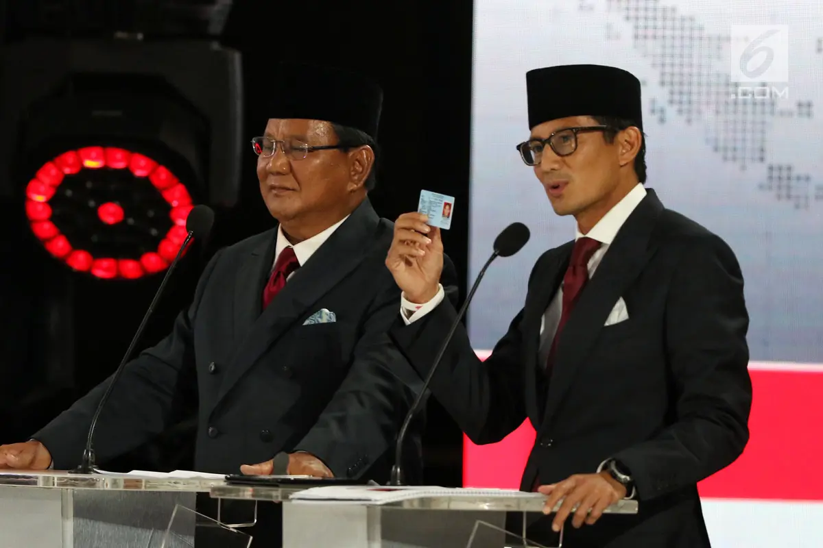Gaya Pasangan Capres-Cawapres Saat Adu Gagasan di Debat Pilpres