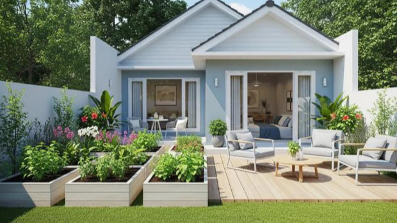 7 Desain Rumah Kecil dengan Kebun dan Teras Belakang Luas di Tahun 2025