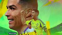 Ilustrasi - Cristiano Ronaldo di Al Nassr (Bola.com/Adreanus Titus)