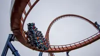 Bak Taman Hiburan, Remaja Ini Buat Roller Coaster di Rumahnya