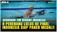 Tim Renang Indonesia Menggebrak! 8 Perenang Lolos ke Final SEA Games 2025!
