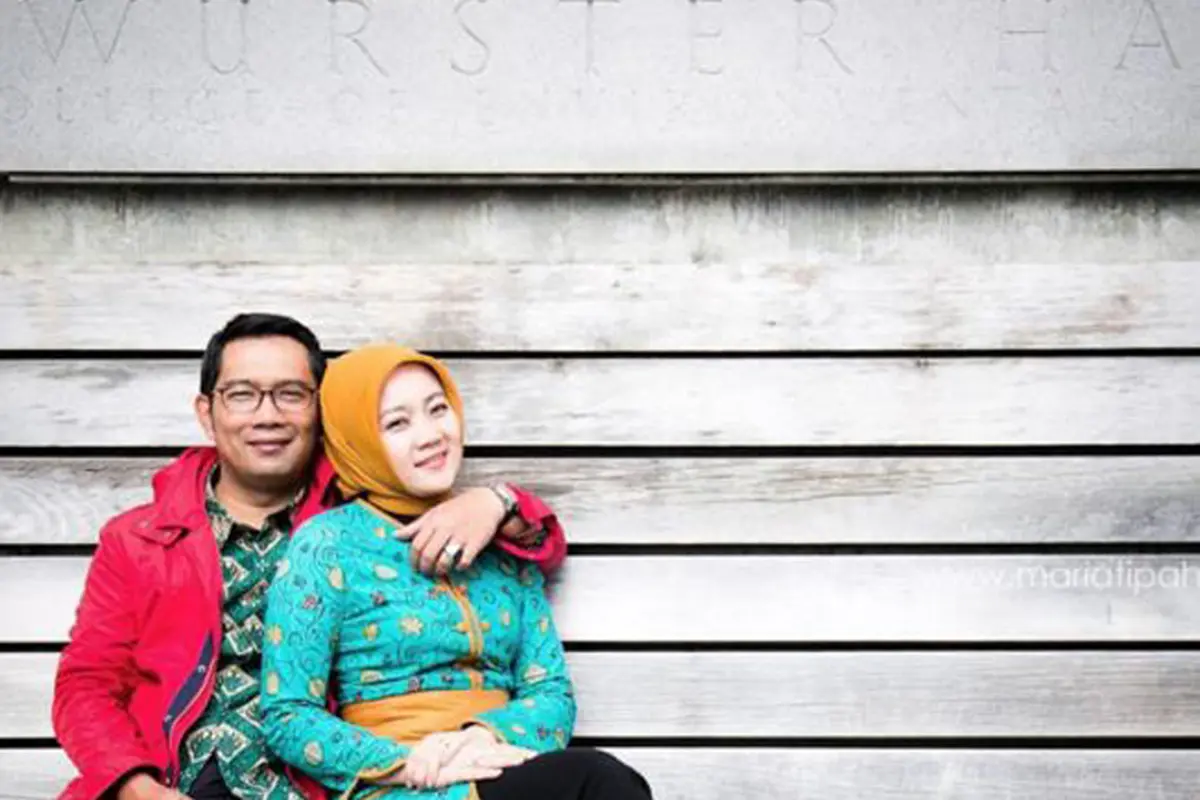 Ridwan Kamil dan istri, Atalia Praratya.