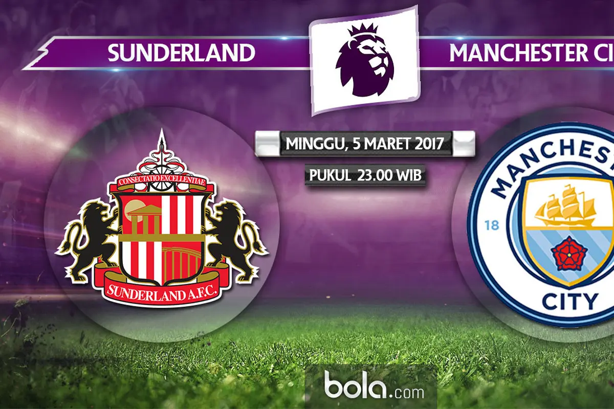 Premier League_Sunderland vs Manchester City (Bola.com/Adreanus Titus)
