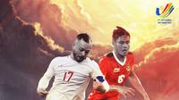 SEA Games - Duel Kapten - Filipina Vs Timnas Indonesia U-23 (Bola.com/Adreanus Titus)