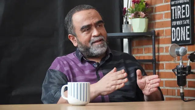 Inisiator Gerakan Nurani Kebangsaan (GNK) Habib Syakur Ali Mahdi Al Hamid bicara soal kelompok yang menolak Proyek Strategis Nasional (PSN) Pantai Indah Kapuk 2 (PIK 2) Tangerang, Banten.