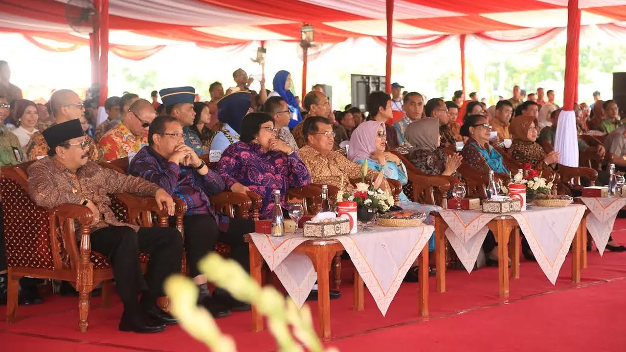 Jusuf Kalla di acara puncak peringatan Hari Peduli Sampah Nasional (HPSN) 2017