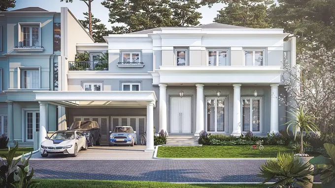 Rumah Klasik 2 Lantai