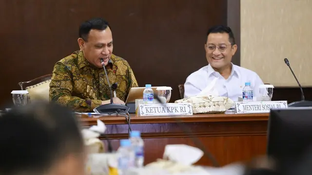 Ketua KPK Apresiasi Langkah Nyata Mensos Implementasikan Sistem Pencegahan Korupsi