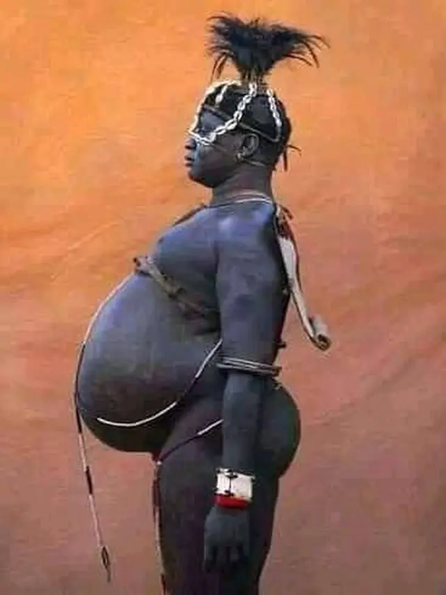 Punya Lomba Unik, Suku Bodi di Afrika Ini Berkompetisi untuk Punya Perut Paling Besar