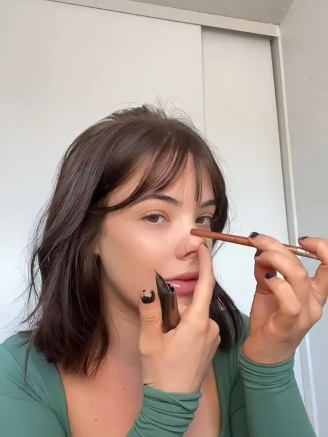 Tutorial membuat contour button nose