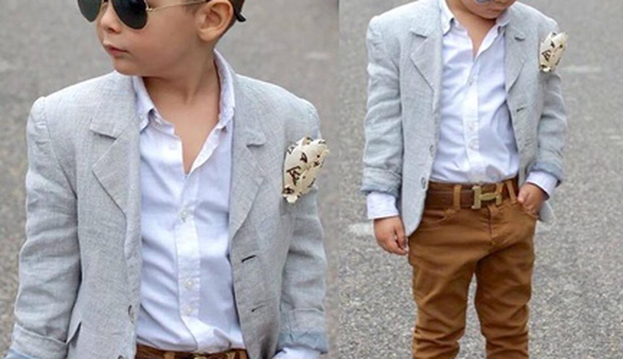 Lagi Inspirasi Kece & Keren Fashion Anak Cowok Bikin Gemas Photo