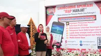 Desa Digital Kedungjati, Purbalingga launching aplikasi 'Siap Manjat'. (Foto: Liputan6.com/Kominfo PBG)