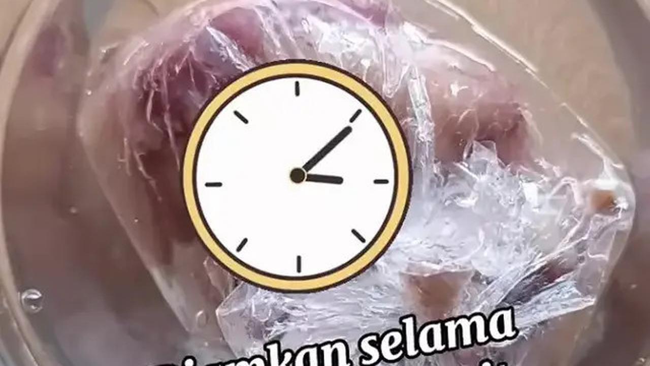 Cara Mencairkan Ayam Beku dalam 10 Menit Hanya dengan Cuka dan Garam
