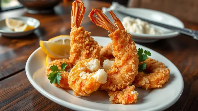 Cara membuat udang crispy (image by AI)