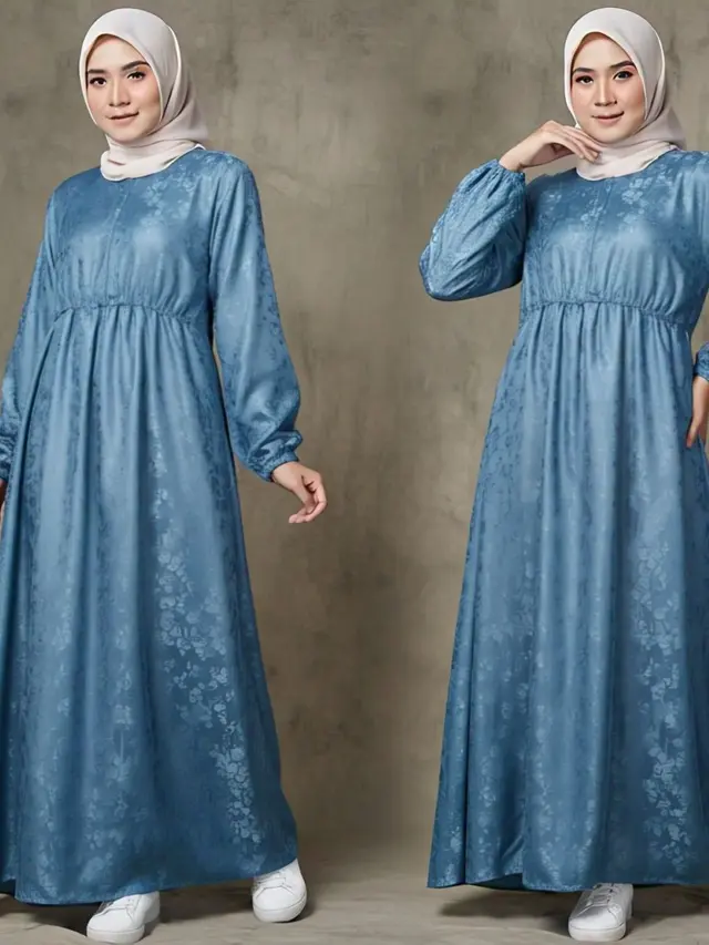 Pilihan Gamis Melayu Modern Terbaru/Via Meta AI