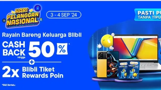 Rayakan Hari Pelanggan Nasional dengan Tiket Rewards Double Points