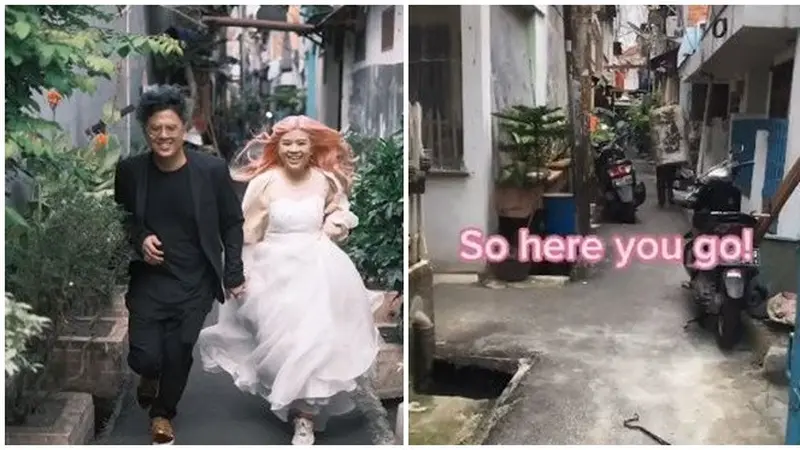 Viral dan Bikin Salut, Ini 6 Potret Prewedding di Gang Sempit dan Padat Penduduk