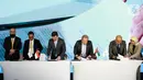 Penandatanganan PT Bank Syariah Indonesia Tbk (BSI) bersama sejumlah institusi keuangan global sebagai salah satu strategi mewujudkan visi perusahaan menjadi Top 10 Global Islamic Bank dan aspirasi Indonesia sebagai pusat ekonomi Islam dunia. (Liputan6.com/HO/BSI)