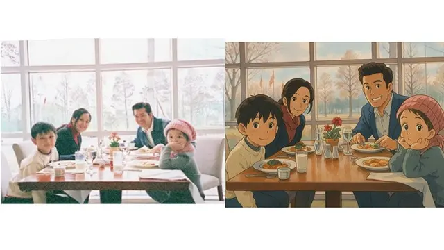 6 Potret Artis Ikut Tren Viral Ala Studio Ghibli, Chelsea Islan hingga Fendy Chow