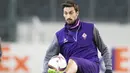 Untuk mengenang kepergian sang kapten Fiorentina, Davide Astori, semua laga Serie A Italia ditunda.  (Marius Becker/dpa via AP)