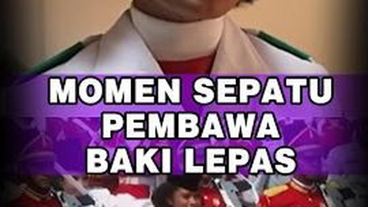 Momen Sepatu Pembawa Baki Lepas